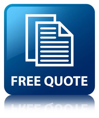 Ücretsiz fiyat teklifi mavi kare düğme