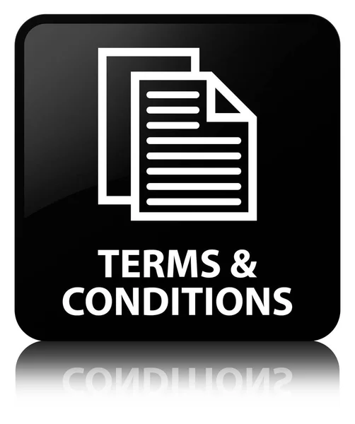 Terms and conditions (pages icon) black square button