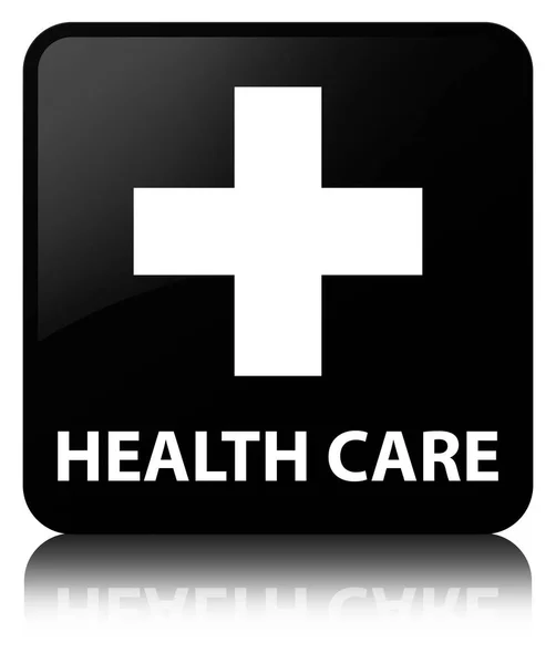 Health care (plus sign) black square button