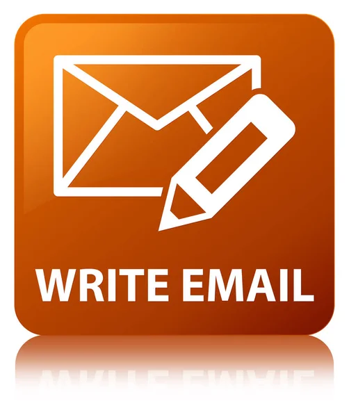 Write email brown square button