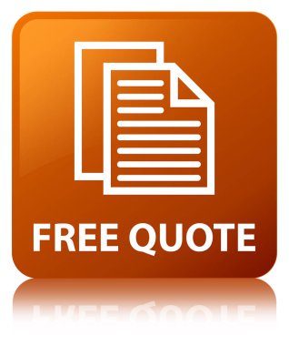 Ücretsiz fiyat teklifi kahverengi kare düğme