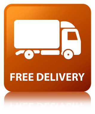 Ücretsiz teslimat kahverengi kare düğme