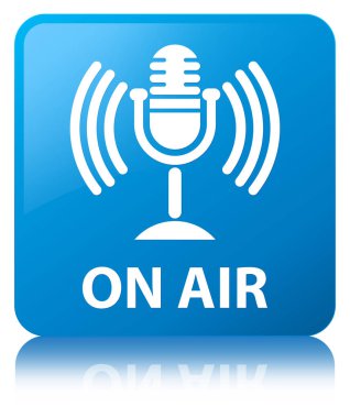 Hava (mikrofon simgesi) camgöbeği mavi kare düğmesini