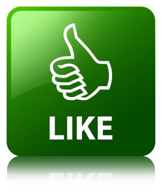 Yeşil kare düğmesinin