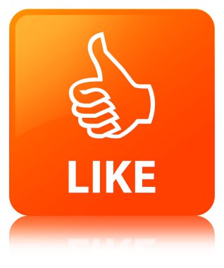 Turuncu kare düğmesinin