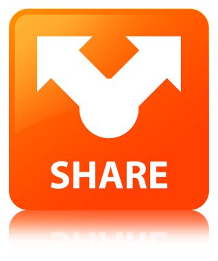Paylaş turuncu kare düğmesi