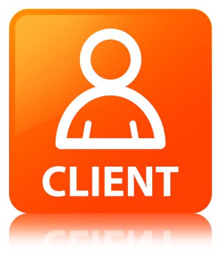 İstemci (üye simgesi) turuncu kare düğme