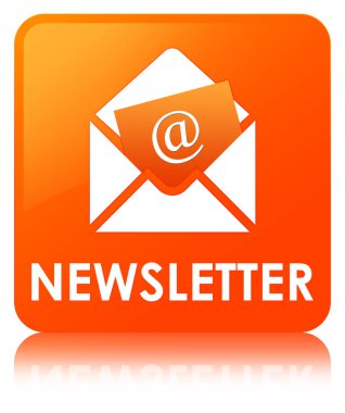 Bülten turuncu kare düğme