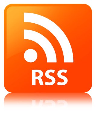 RSS turuncu kare düğme