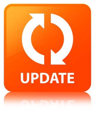 Güncelleştirme turuncu kare düğme