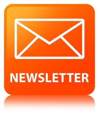 Bülten turuncu kare düğme