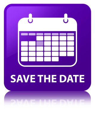 Tarihi mor kare düğme kaydetmek