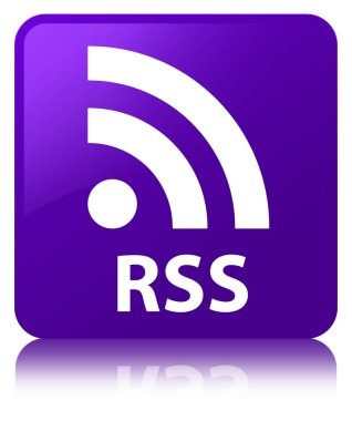 RSS mor kare düğme