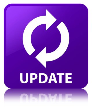 Güncelleştirme mor kare düğme