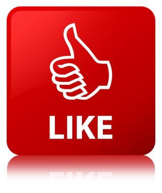 Kırmızı kare düğmesinin