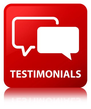 Referansları kırmızı kare düğme