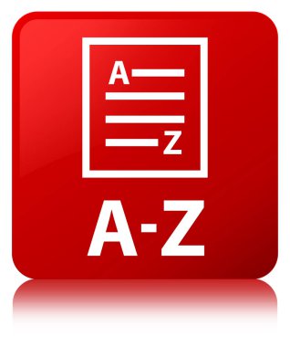 A-Z (liste sayfa simgesi) kırmızı kare düğme