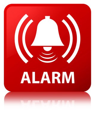 Alarm (zil simgesini) kırmızı kare düğmesi