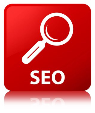 SEO kırmızı kare düğme