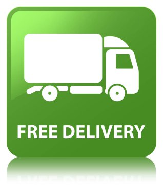 Ücretsiz teslimat yumuşak yeşil kare düğme