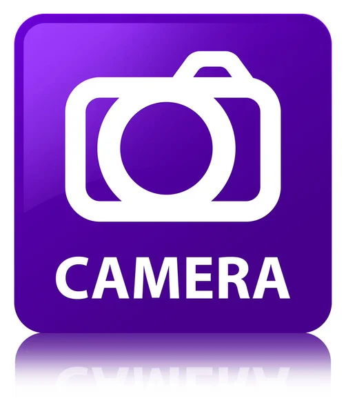 Фиолетовая кнопка камеры — стоковое фото