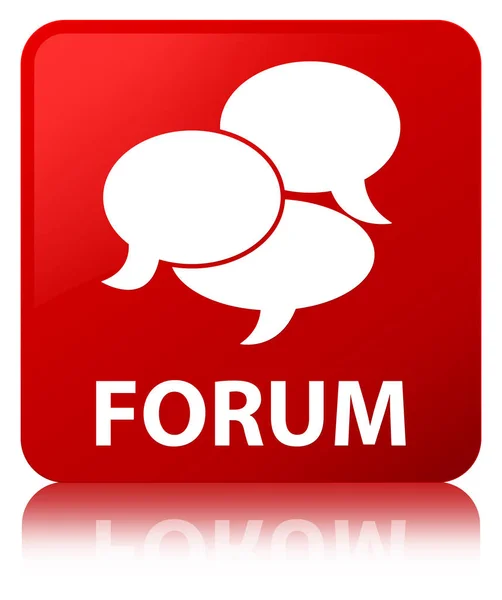 Forum (comments icon) red square button