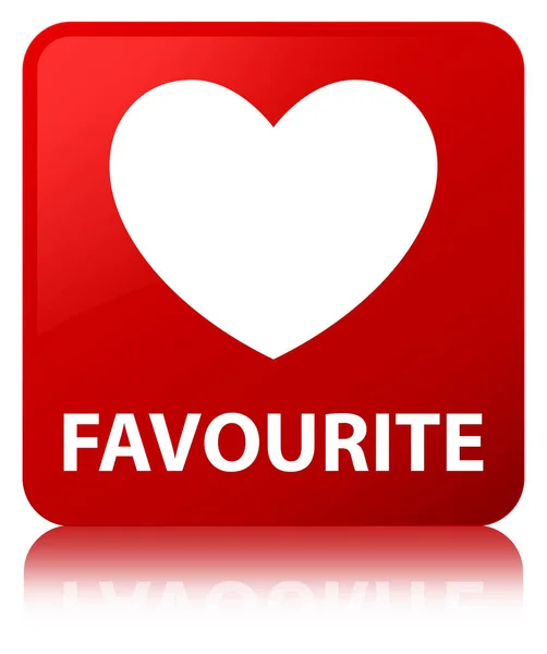 Favourite (heart icon) red square button