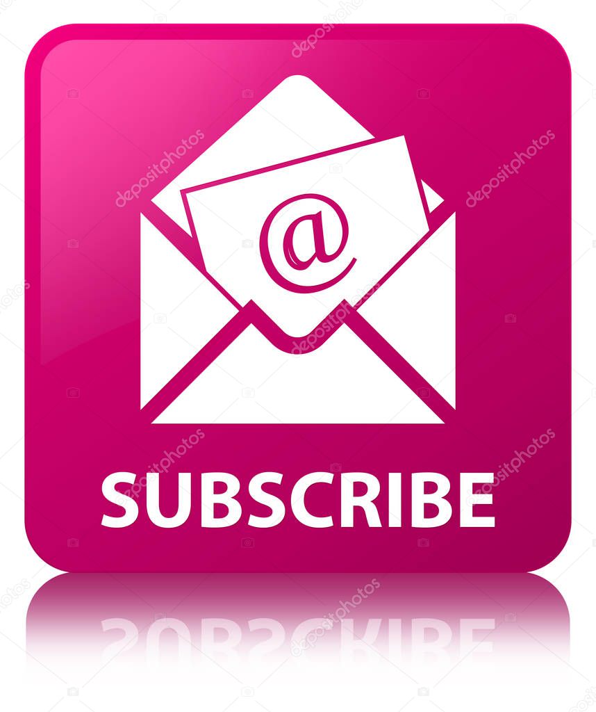 Subscribe (newsletter email icon) pink square button
