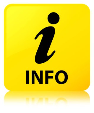 Bilgi sarı kare düğme