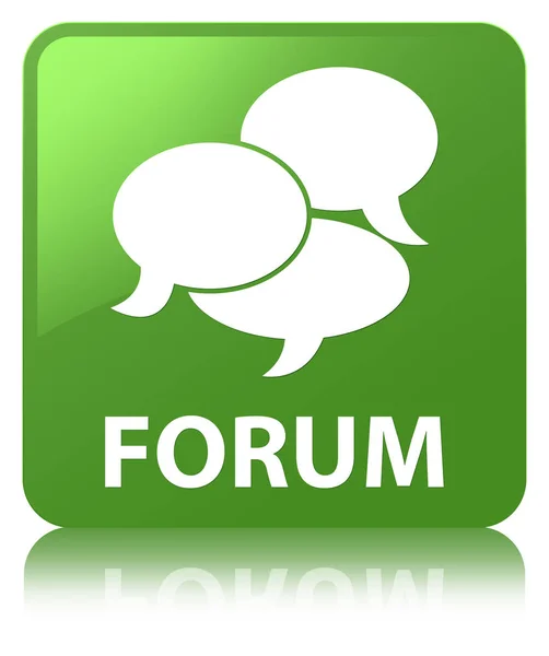 Forum (comments icon) soft green square button