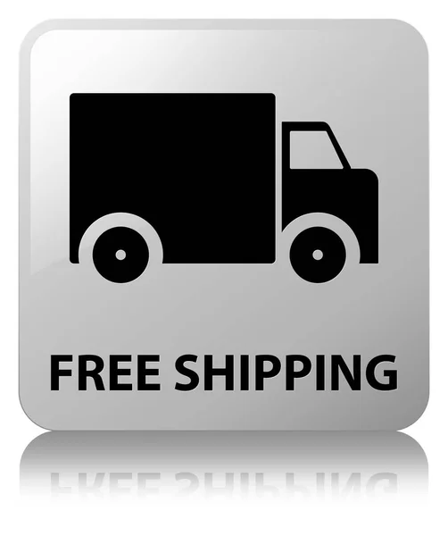 Free shipping white square button