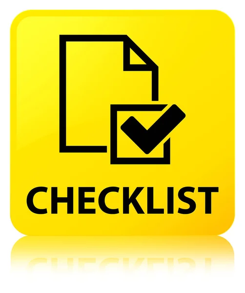 Checklist yellow square button