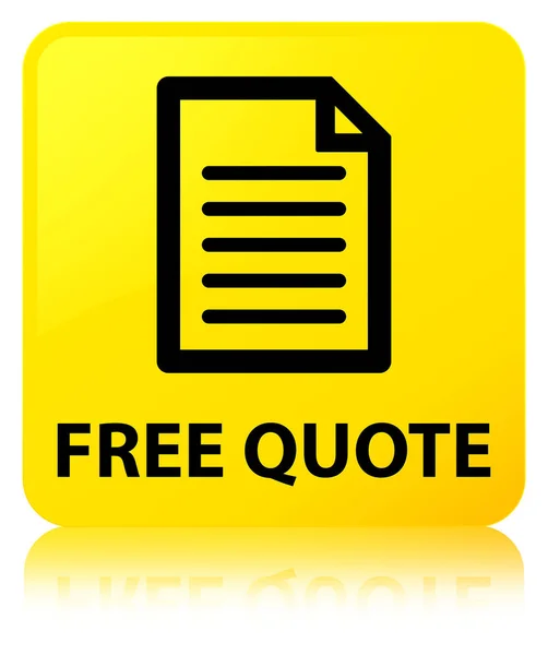 Free quote (page icon) yellow square button