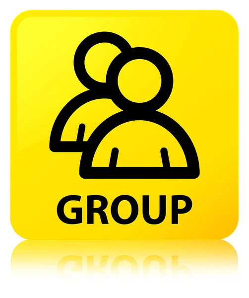 Grupo amarelo botão quadrado — Fotografia de Stock