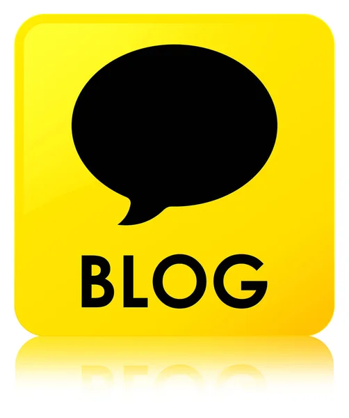Blog (conversation icon) yellow square button