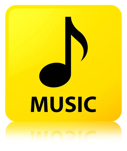 Music yellow square button