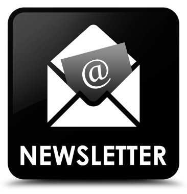 Bülten siyah kare düğme