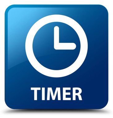 Zamanlayıcı mavi kare düğmesi