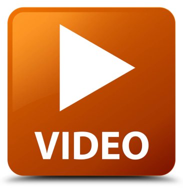 Video kahverengi kare düğmesi