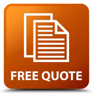 Ücretsiz fiyat teklifi kahverengi kare düğme