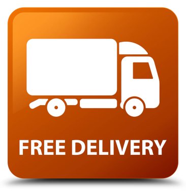 Ücretsiz teslimat kahverengi kare düğme