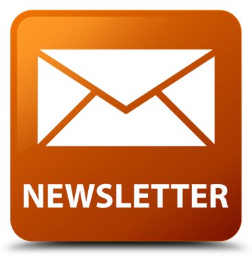 Bülten kahverengi kare düğme