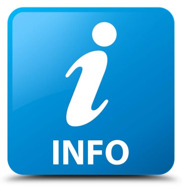 Bilgi: Camgöbeği mavi kare düğme