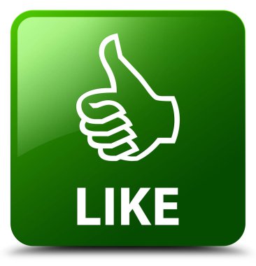 Yeşil kare düğmesinin