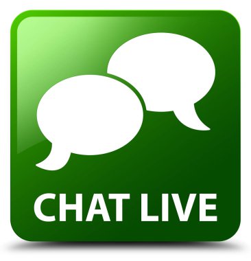 Sohbet canlı yeşil kare düğme