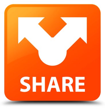 Paylaş turuncu kare düğmesi