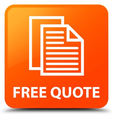 Ücretsiz fiyat teklifi turuncu kare düğme