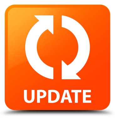 Güncelleştirme turuncu kare düğme