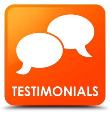 Referansları (sohbet simgesi) turuncu kare düğme