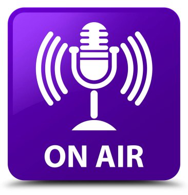 Hava (mikrofon simgesi) mor kare düğmesini